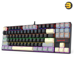 Redragon K552 KUMARA Wired Mechanical Gaming Keyboard (Red Switch & Rainbow)