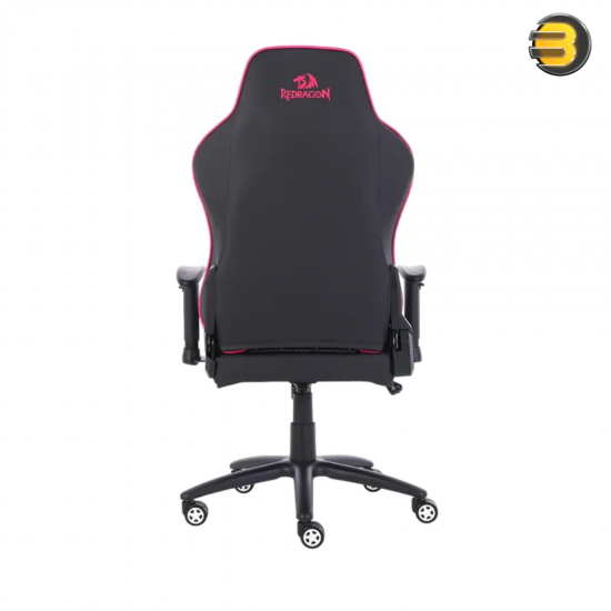 Redragon C212 Burnout black and pink gaming chair with ergonomic lumbar support and 2D adjustable armrests