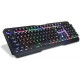 Redragon K506 Centaur 7-Color Rainbow Backlit Full-Size Gaming Keyboard with Numeric Keypad (Black)