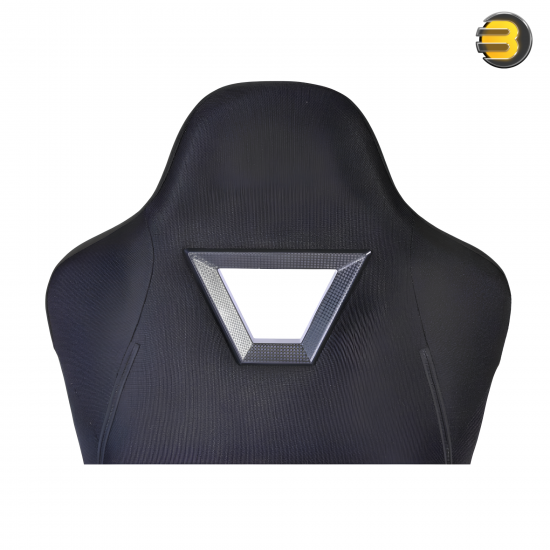 Redragon C313 Heth Gaming Chair – Black Fabric, 2D Adjustable Armrests, Reclining Ergonomic Design with Lumbar & Head Support, 130kg Capacity