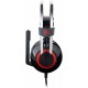 Redragon H601 TALOS 7.1 Channel Surround Stereo Gaming Headset Over Ear Headphones with Mic Individual Vibration Noise Canceling LED Light