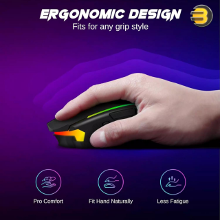 Redragon M914 Wired/2.4G wireless/ BT 3 modes connection RGB backlight gaming mouse Redragon M914 Wired/2.4G wireless/ BT 3 modes connection RGB backlight gaming mouse