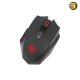 Redragon Shocker M655-KS wireless gaming mouse with ergonomic grip and red LED logo backlight