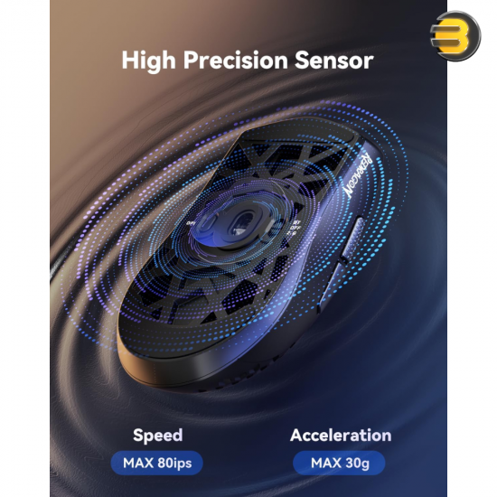 Redragon Bludhound M617-LIT 41g ultra-light wired gaming mouse with vented honeycomb shell