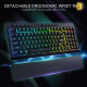 Redragon K515 PRO Shiva RGB Wireless Bluetooth Membrane Gaming Keyboard – Tri-Mode (Wired/2.4 GHz/Bluetooth), 98 Keys, On-Board Macro & Multimedia Keys, Detachable Wrist Rest, Software Supported