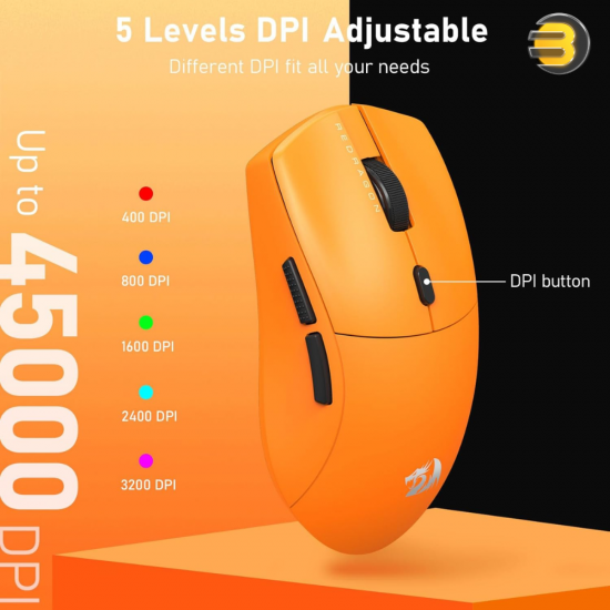 Redragon M919 Pro 54g lightweight wireless gaming mouse with tri-mode connectivity