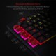 Redragon K512 Shiva RGB Backlit Membrane Gaming Keyboard with Multimedia Keys, Quiet Mechanical Feeling Keyboard, 6 Extra On-Board Macro Keys, Dedicated Media Control, Detachable Wrist Rest