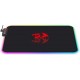 Redragon P023 RGB LED Large Gaming Mouse Pad Soft Matt with Nonslip Base, Stitched Edges (330 x 260 x 3mm)
