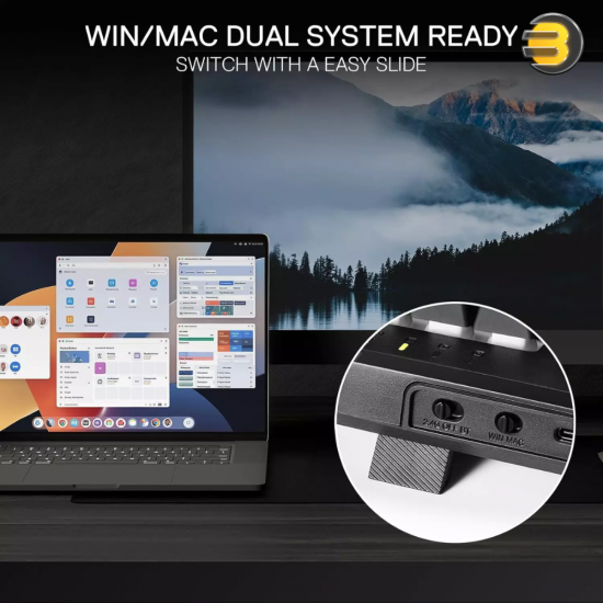 Redragon K516 PRO Shiva RGB Wireless Bluetooth Membrane Gaming Keyboard – 87-Key TKL, Tri-Mode USB-C/2.4 GHz/Bluetooth, On-Board Macros & Multimedia Keys, Software Supported