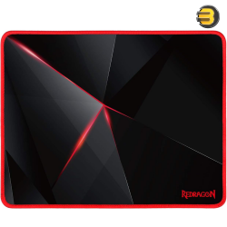 Redragon P012 Mouse Pad with Stitched Edges, Premium-Textured Mouse Mat, Non-Slip Rubber Base Mousepad for Laptop, Computer 