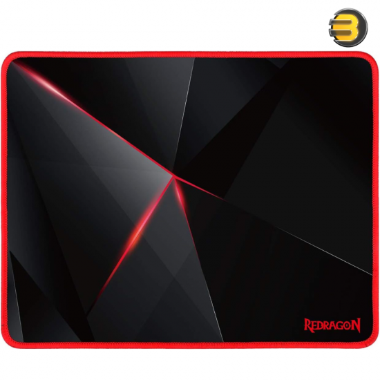 Redragon P012 Mouse Pad with Stitched Edges, Premium-Textured Mouse Mat, Non-Slip Rubber Base Mousepad for Laptop, Computer