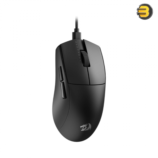 Redragon M724 black 49g ultralight wired gaming mouse with ergonomic natural grip