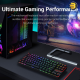 Redragon K552-R KUMARA RAINBOW RGB Backlit Mechanical Gaming Keyboard