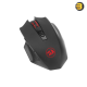 Redragon Shocker M655-KS wireless gaming mouse with ergonomic grip and red LED logo backlight
