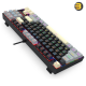 Redragon K552 KUMARA 87-Key Mechanical Keyboard – Red Switches & Rainbow Backlight