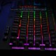 Redragon K512 Shiva RGB Backlit Membrane Gaming Keyboard with Multimedia Keys, Quiet Mechanical Feeling Keyboard, 6 Extra On-Board Macro Keys, Dedicated Media Control, Detachable Wrist Rest