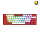 Redragon K617-RGB Fizz White/Red Compact 60% Mechanical Keyboard – Red Switches, RGB Lighting, Full Anti-Ghosting, USB-C Connectivity Redragon K617-RGB Fizz White/Red Compact 60% Mechanical Keyboard – Red Switches, RGB Lighting, Full Anti-Ghosting, USB-C Connectivity
