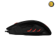 Redragon Phaser M609 Wired USB Gaming Mouse – 3200 DPI, LED Lighting, Ergonomic Design for Windows & Mac (Black)