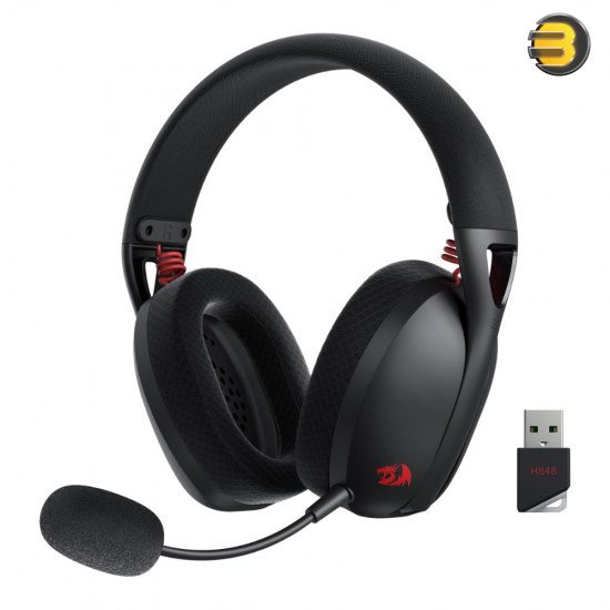 Redragon H848 IRE Pro Wireless Gaming Headset – 7.1 Surround & Triple Mode
