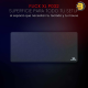 Redragon P032 Flick XL Gaming Mousepad – 900×400×4mm Extended Mouse Mat, Speed Surface, Anti-Slip Rubber Base, Black