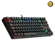 REDRAGON K552 60% MECHANICAL GAMING KEYBOARD WIRED WITH RED SWITCHES FOR WINDOWS GAMING PC UK LAYOUT (RGB BACKLIT BLACK)