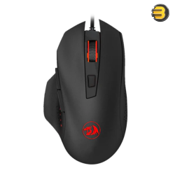 Redragon GAINER M610 Gaming Mouse – 3200 DPI (4 Gear: 1000/1600/2400/3200), 6600FPS 10G Acceleration, 500Hz Polling, 7 Buttons, HUANO Switch, 5 Memory Modes, Adjustable Macro/Light, 180cm Cable, 138.4g