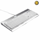 Redragon KG010-KN Wired Mechanical Gaming Keyboard White— Full-Size 104 Keys, Brown Switches, White LED Backlight, Double-Shot Injection Keycaps, 100% Anti-Ghosting, Durable Aluminum Construction, USB Wired, Ergonomic Design Redragon KG010-KN Wired Mechanical Gaming Keyboard White— Full-Size 104 Keys, Brown Switches, White LED Backlight, Double-Shot Injection Keycaps, 100% Anti-Ghosting, Durable Aluminum Construction, USB Wired, Ergonomic Design