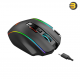 REDRAGON M901 GAMING MOUSE RGB BACKLIT MMO 16 MACRO PROGRAMMABLE BUTTONS WITH WEIGHT TUNING SET, 16000 DPI FOR WINDOWS PC COMPUTER (WIRELESS, BLACK)