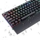 Redragon K567-RGB Mechanical Keyboard RGB Backlit, RGB Mechanical Gaming Keyboard with Blue Mechanical Switches, Aircraft-Grade Aluminium Construction, 104 Keys Full-Size Keyboard