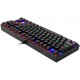 Redragon K552 Mechanical Gaming Keyboard, RGB Rainbow Backlit, 87 Keys, Tenkeyless, Compact Steel Construction with Cherry MX RED Switches for Windows PC Gamer (Black)