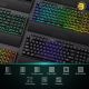 Redragon K515 PRO Shiva RGB Wireless Bluetooth Membrane Gaming Keyboard – Tri-Mode (Wired/2.4 GHz/Bluetooth), 98 Keys, On-Board Macro & Multimedia Keys, Detachable Wrist Rest, Software Supported