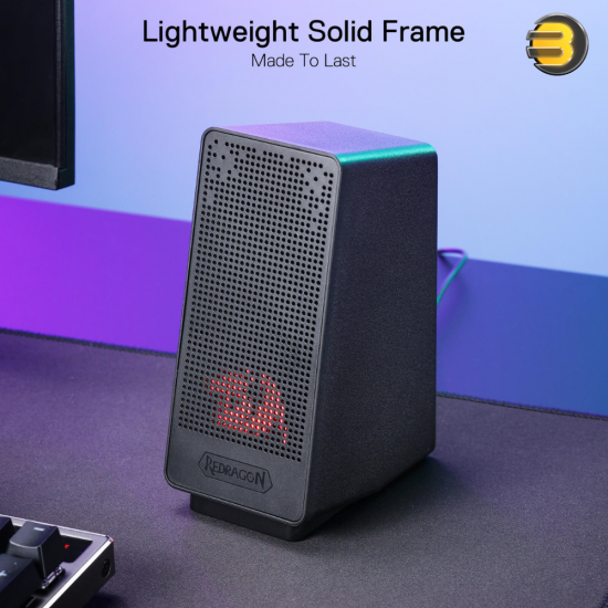 Redragon RANCH GS513 PC Gaming Speaker with Red Backlight