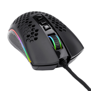 Redragon M808 Storm Lightweight RGB Gaming Mouse, 85g Ultralight Honeycomb Shell - 12,400 DPI Optical Sensor - 7 Programmable Buttons - Precise Registration - Super-Lite Cable