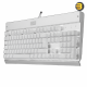 Redragon KG010-KN Wired Mechanical Gaming Keyboard White— Full-Size 104 Keys, Brown Switches, White LED Backlight, Double-Shot Injection Keycaps, 100% Anti-Ghosting, Durable Aluminum Construction, USB Wired, Ergonomic Design Redragon KG010-KN Wired Mechanical Gaming Keyboard White— Full-Size 104 Keys, Brown Switches, White LED Backlight, Double-Shot Injection Keycaps, 100% Anti-Ghosting, Durable Aluminum Construction, USB Wired, Ergonomic Design