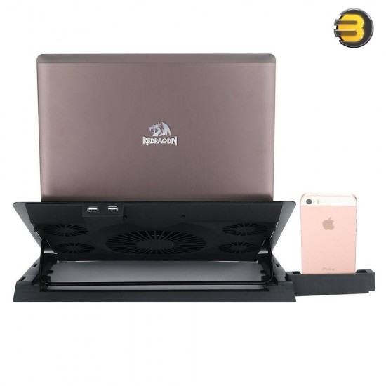 Redragon IVY GCP500 RGB Laptop Cooling Pad – Multi-Fan & Ergonomic Design