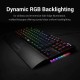 Redragon K588 RGB Backlit Mechanical Gaming Keyboard with Programmable Keys Macro Recording Blue Switches Compact Tenkeyless Design with Detachable Palm Rest & USB-C USB for Windows PC