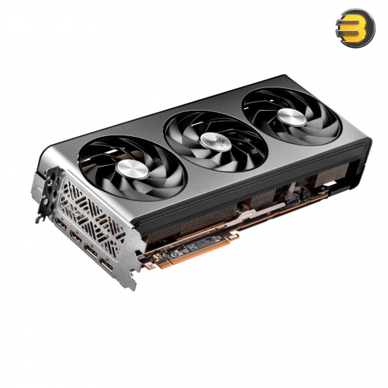 SAPPHIRE NITRO+ AMD Radeon RX 7700 XT Gaming Graphics Card, 12GB DDR6 192 bit Memory, 2599 MHz Boost Clock, 18 Gbps Memory Clock, AMD RDNA 3, PCI E 4.0, 2x HDMI 2x DP | 11335-02-20G