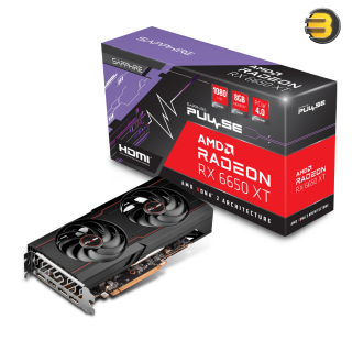 Sapphire Pulse AMD Radeon RX 6650XT Gaming Graphics Card — 8GB GDDR6 128-Bit Memory, 2635 MHz Boost Clock, 2048 Stream Processors, RDNA 2 Architecture, HDMI/3*DP Ports Sapphire Pulse AMD Radeon RX 6650XT Gaming Graphics Card — 8GB GDDR6 128-Bit Memory, 2635 MHz Boost Clock, 2048 Stream Processors, RDNA 2 Architecture, HDMI/3*DP Ports