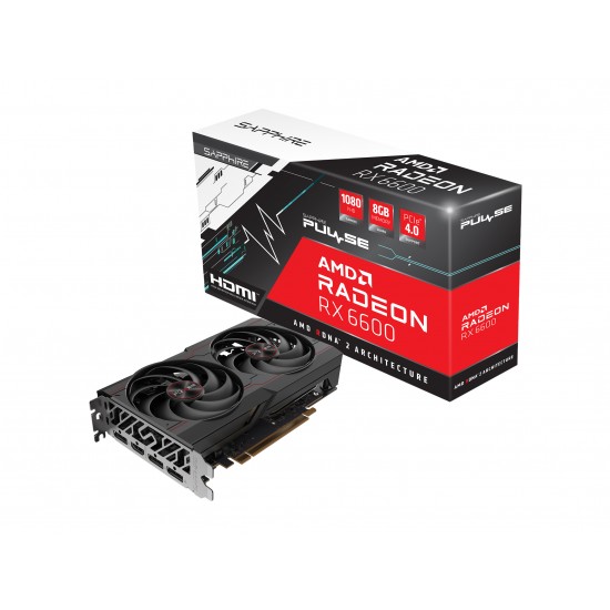 SAPPHIRE PULSE Radeon RX 6600 8GB GDDR6 PCI Express 4.0 ATX 11310-01-20G