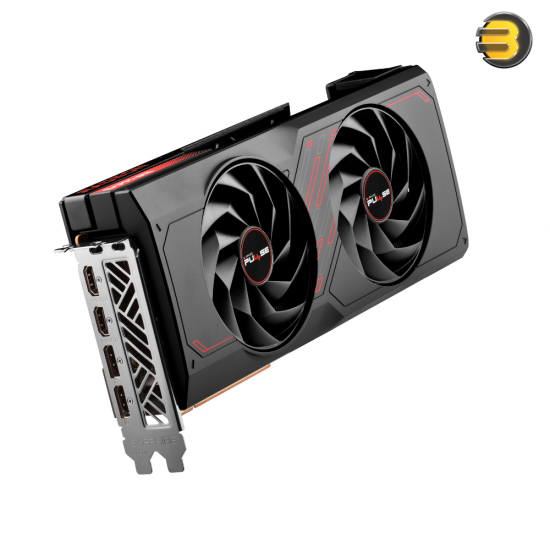 Sapphire Pulse AMD Radeon RX 7700 XT Gaming Graphics Card,12GB GDDR6 192 bit Memory, 2544 MHz Boost Clock, 18Gbps Memory Speed, AMD RDNA 3, PCIE 4.0, 2x HDMI 2x DisplayPort, Black | 11335-04-20G