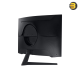 Samsung 32 Inch Odyssey G5 G55C QHD 165Hz Curved Gaming Monitor — 1000R Curved Screen, AMD FreeSync - LS32CG552EMXEG