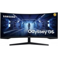 SAMSUNG 34-Inch Odyssey G5 Ultra-Wide Gaming Monitor with 1000R Curved Screen, 165Hz, 1ms, FreeSync Premium, WQHD
