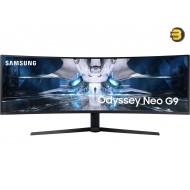 Samsung Odyssey Neo G9 49" LS49AG952NNXZA 5120 x 1440 (2K) 240Hz 1ms (GTG) FreeSync Premium Pro G-Sync Compatible, DisplayPort HDMI, Height Adjust VESA Tilt Swivel Curved Gaming Monitor
