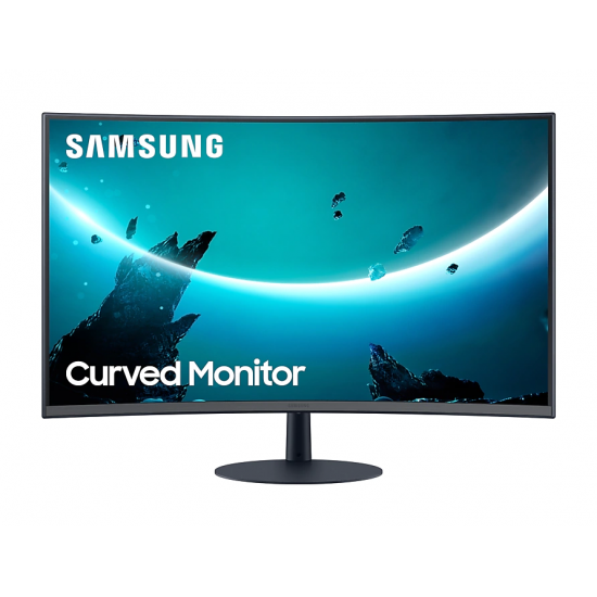 SAMSUNG 27" LC27T550FDMXZN FHD 75Hz GAMING CURVED MOMITOR