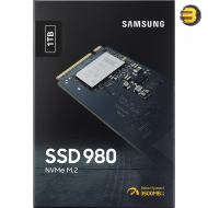 SAMSUNG 980 SSD 1TB PCle 3.0x4, NVMe M.2 2280 HMB Technology, Intelligent Turbowrite, Speeds of up-to 3,500MB/s