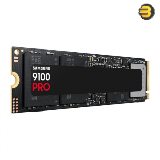 Samsung 9100 PRO M.2 1TB PCIe 5.0 NVMe SSD — 14,700 MB/s Sequential Read, 13,300 MB/s Sequential Write, Samsung V-NAND TLC, 1GB LPDDR4X Cache, MZ-VAP1T0 Model