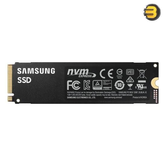 SAMSUNG 980 PRO 1TB  M.2 2280 PCI-Express Gen 4.0 x4 — NVMe 1.3c Samsung V-NAND 3-bit MLC Internal Solid State Drive (SSD) - MZ-V8P1T0BW