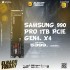 Samsung 990 PRO 1TB PCIe Gen4. X4 NVMe 2.0c - M.2 Internal SSD