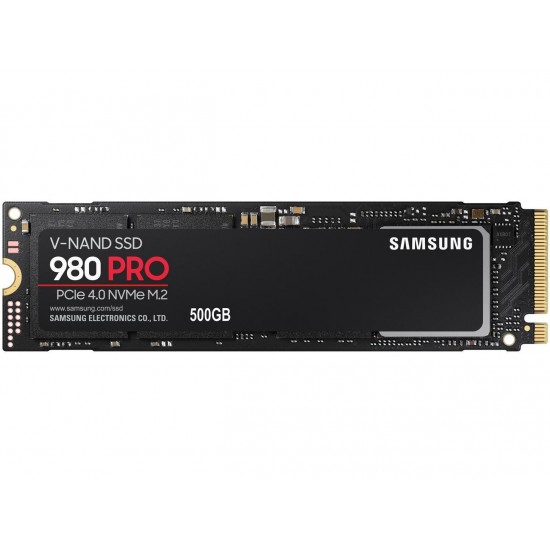 SAMSUNG 980 PRO M.2 2280 500GB PCI-Express Gen 4.0 x4, NVMe 1.3c Samsung V-NAND Internal Solid State Drive (SSD) MZ-V8P500B/AM