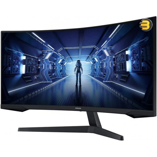 SAMSUNG 34-Inch Odyssey G5 Ultra-Wide Gaming Monitor with 1000R Curved Screen, 165Hz, 1ms, FreeSync Premium, WQHD